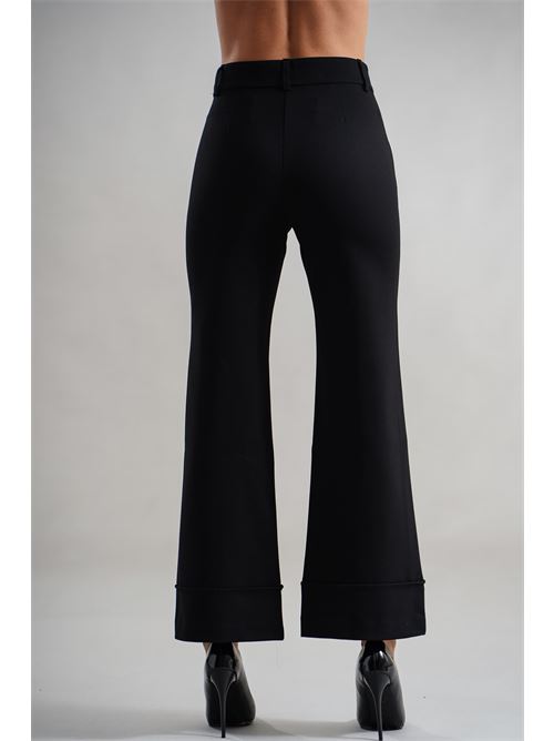Pantalone punto milano GM by Gai Mattiolo | GM3482NERO